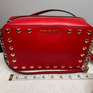 Michael Kors Red Brilliant Crossbody
